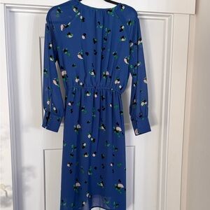H&M Royal Blue Floral Dress